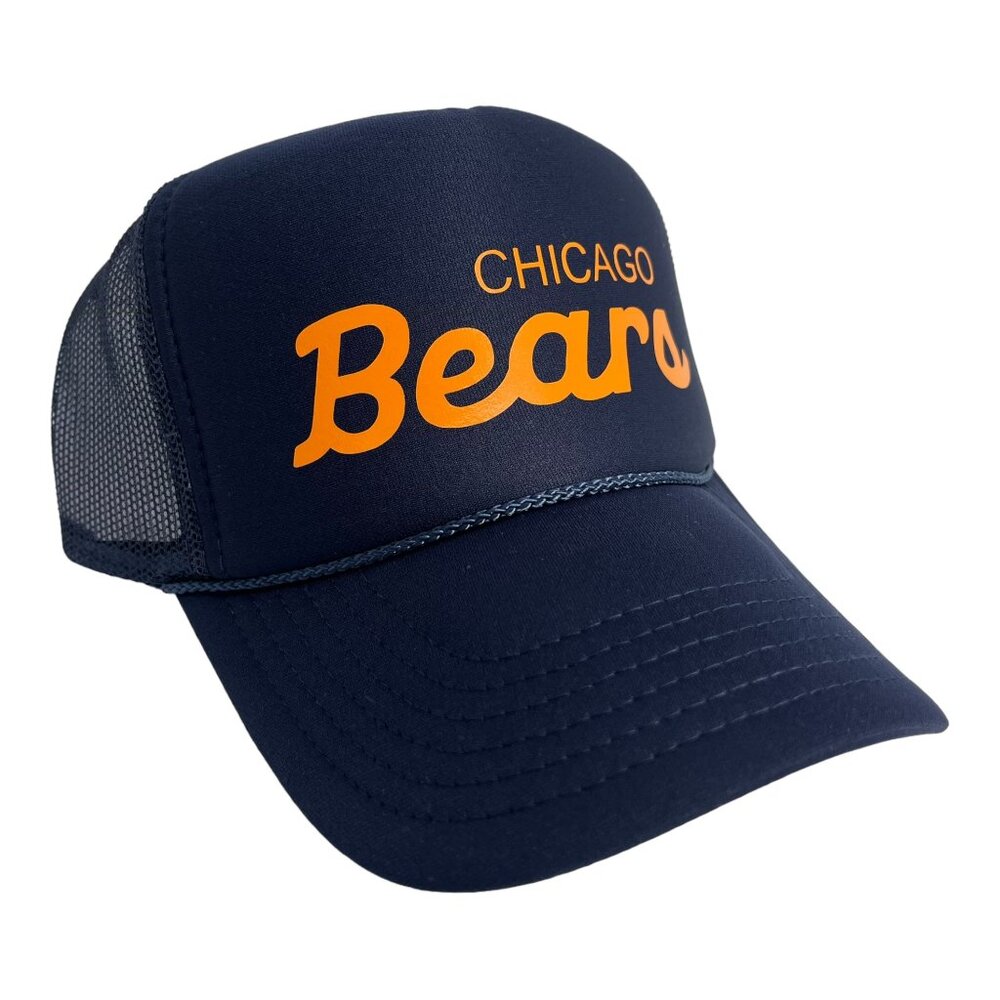 OTTO Dark Blue and Orange Trucker Cap